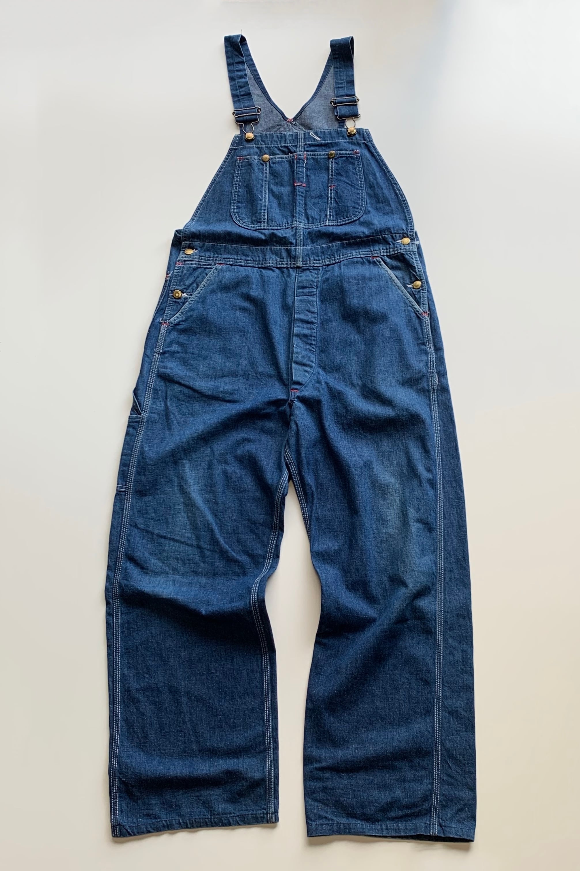 60s UNION MADE OVERALL W38 / ユニオンメイド オーバーオール デニム