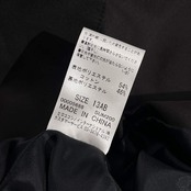 +RICO HIROKO BIS ヒロコビス フリル襟 ティアード デザイン コート 13AB/ブラック系 レディース