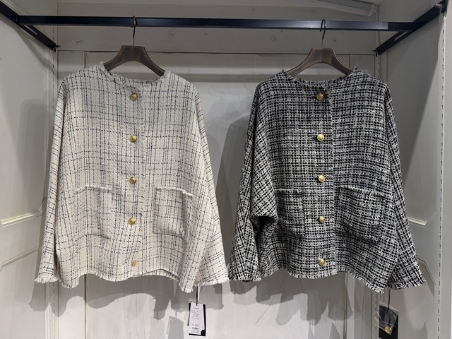 ツイードジャケット　80254040 【dignite collier】