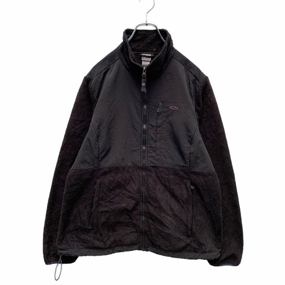 CG by Champion ジップアップ フリース ナイロン ジャケット L 