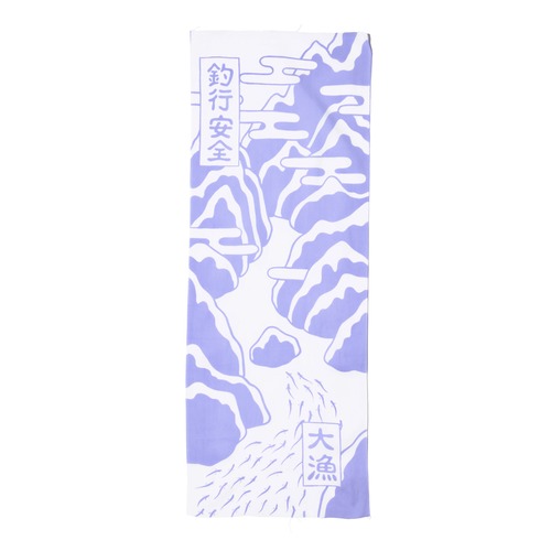 Chaos Fishing Club TAIRYO TENUGUI LIGHT PURPLE