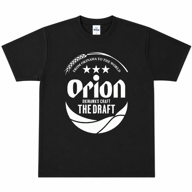 【正規品】オリオンビール  Tシャツ 2026 新発売 （ブラック）メッシュ素材　ドラフト缶　S ～LL 　 (※ご注文日から1～3営業日で発送いたします)