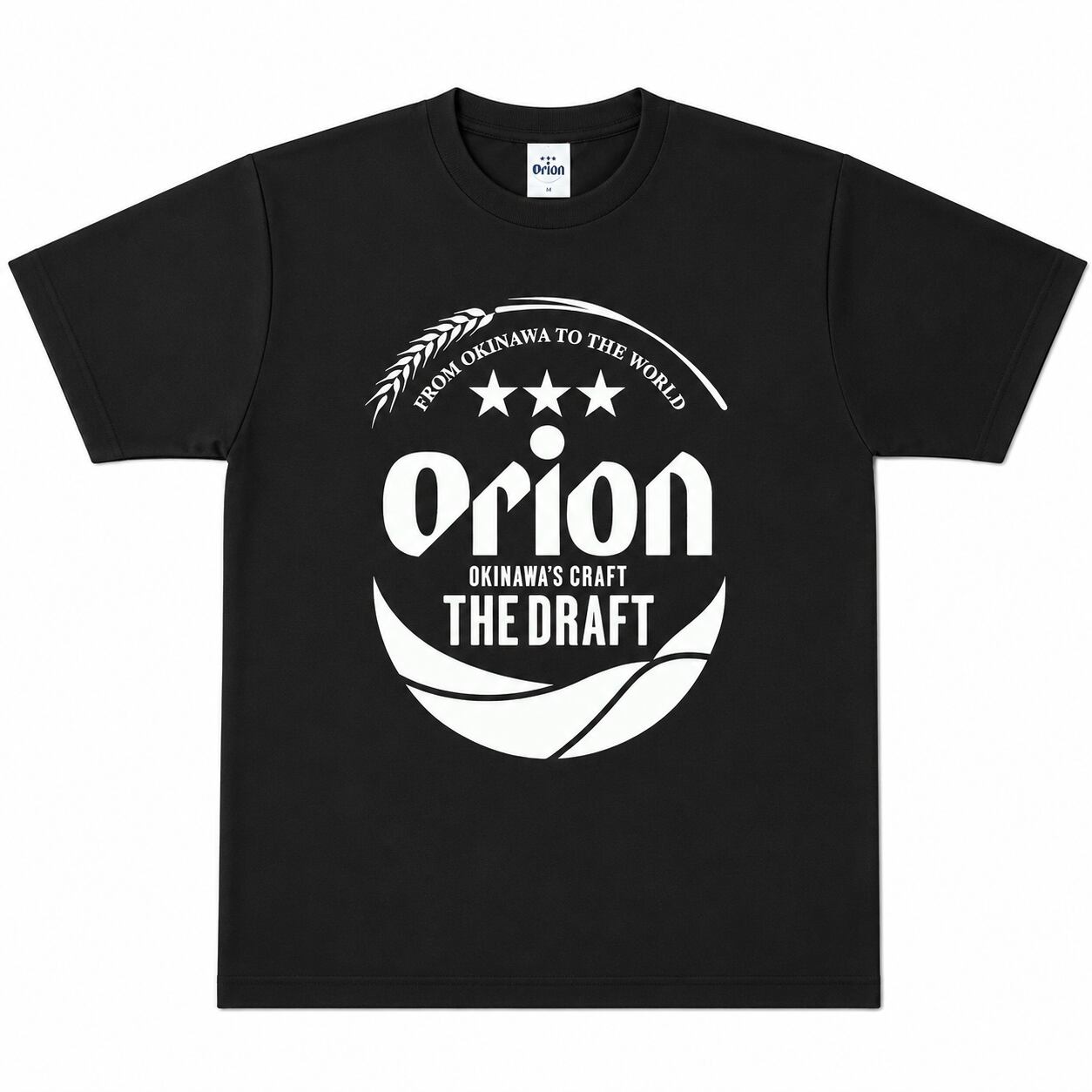【正規品】オリオンビール Tシャツ 2026 新発売 (ブラック)メッシュ素材 ドラフト缶 S ~LL (※ご注文日から1~3営業日で発送いたします)