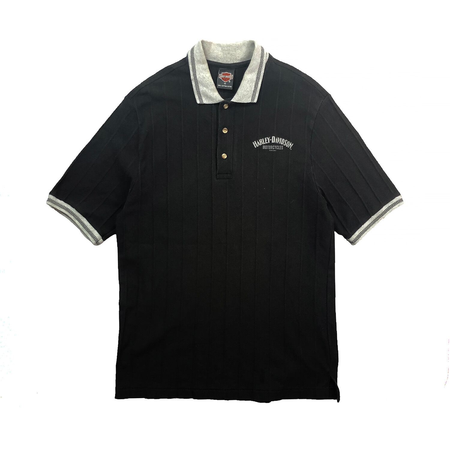 90sハーレーUSA製ポロシャツ ヴィンテージHARLEY-DAVIDSON半袖