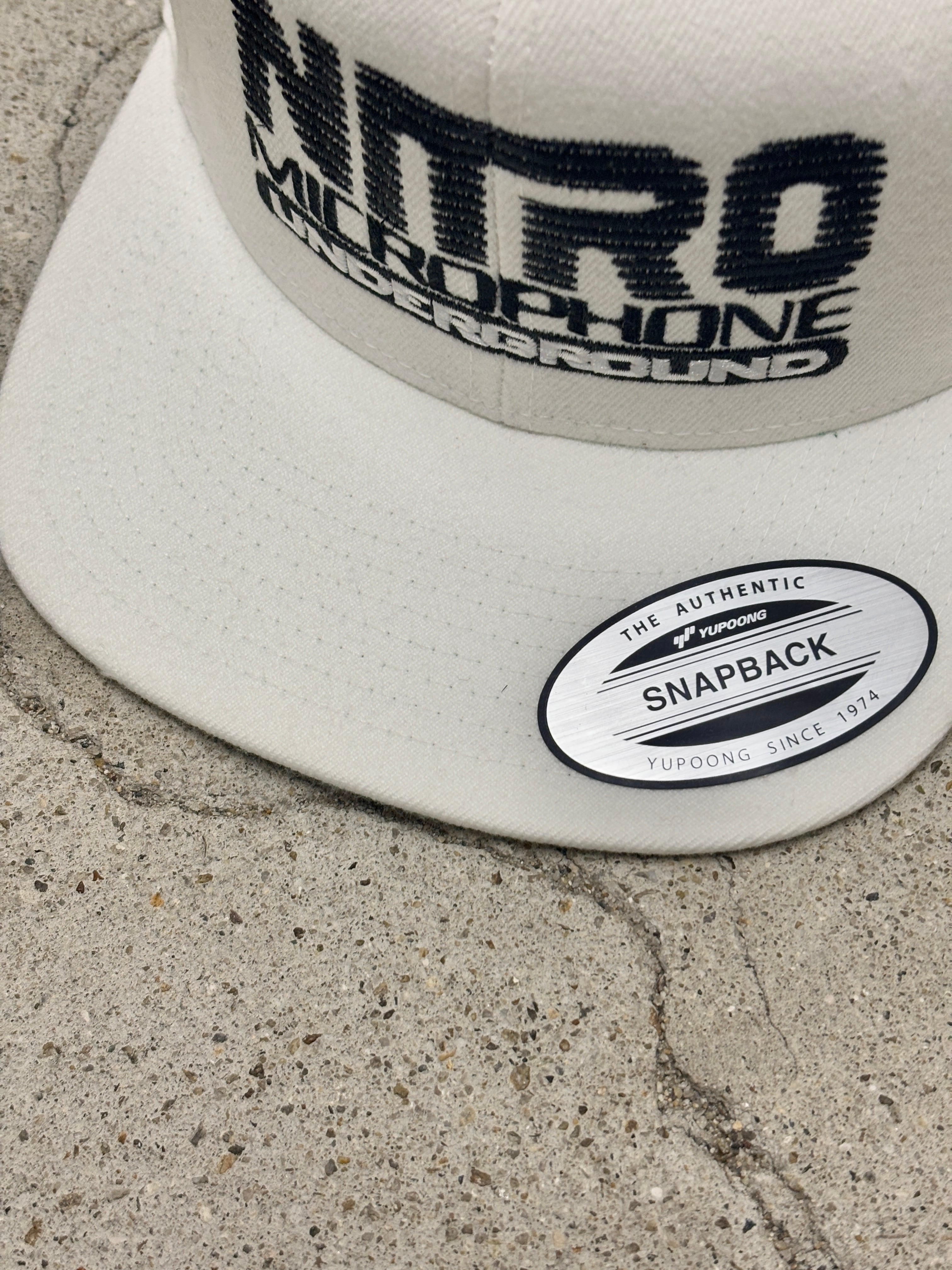 NITRICH/NITRO MICROPHONE UNDERGROUND Snapback Cap/Free/刺繍ロゴ