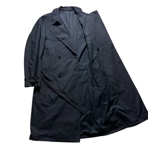 VALENTINO black nylon trench coat