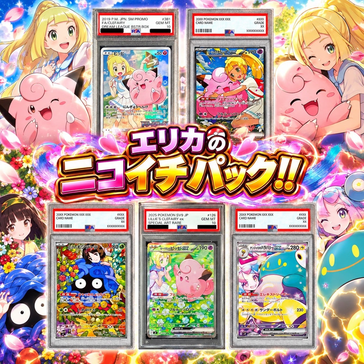 ポケカ】超マイルド!! エリカのPSA10＋BOXオリパ !! 07/15-4 | エリカ