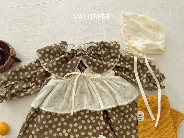 【予約/特典】valu bebe / Color flower golden dress