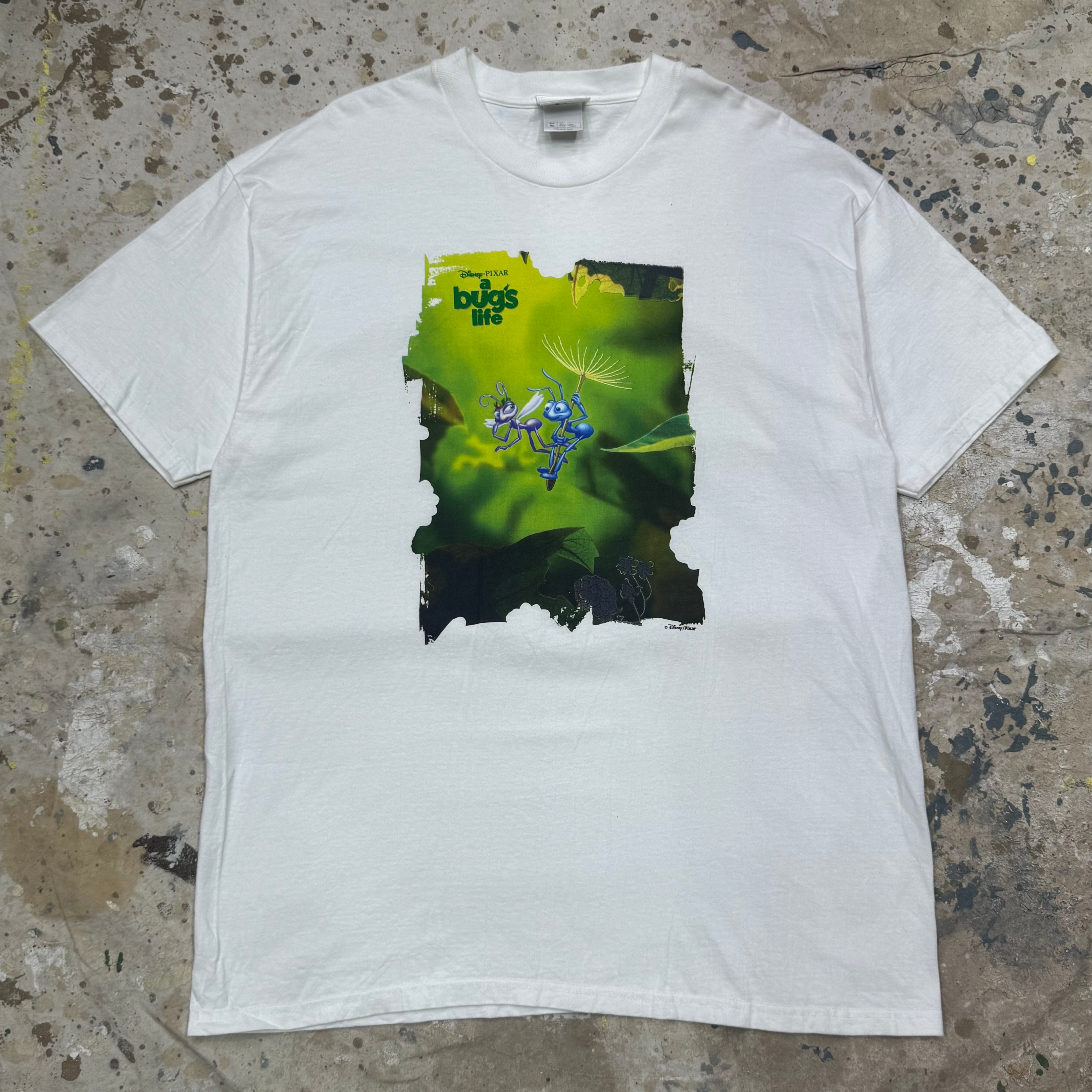 90s~ バグズ・ライフ Tシャツ ディズニー ピクサー 映画T ホワイト XL