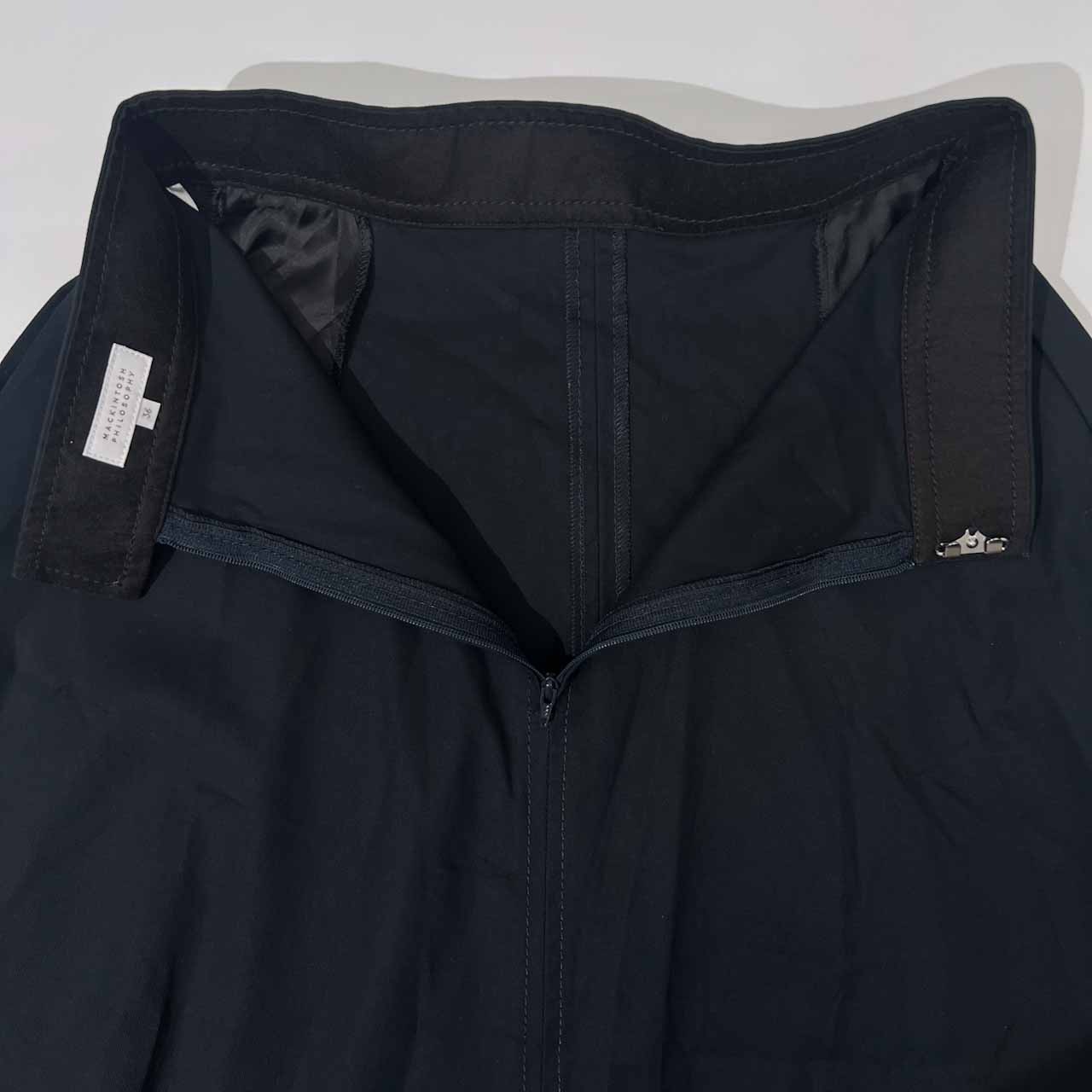 MACKINTOSH PHILOSOPHY マッキントッシュフィロソフィー スカート 36/ネイビー ブラック レディース