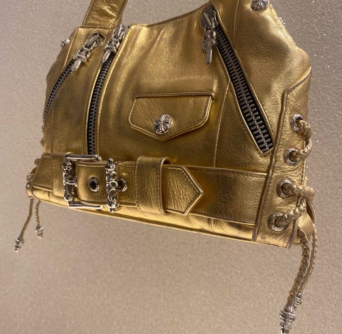 希少】 CHROME HEARTS クロムハーツ JJディーン スモール ハンドバッグ