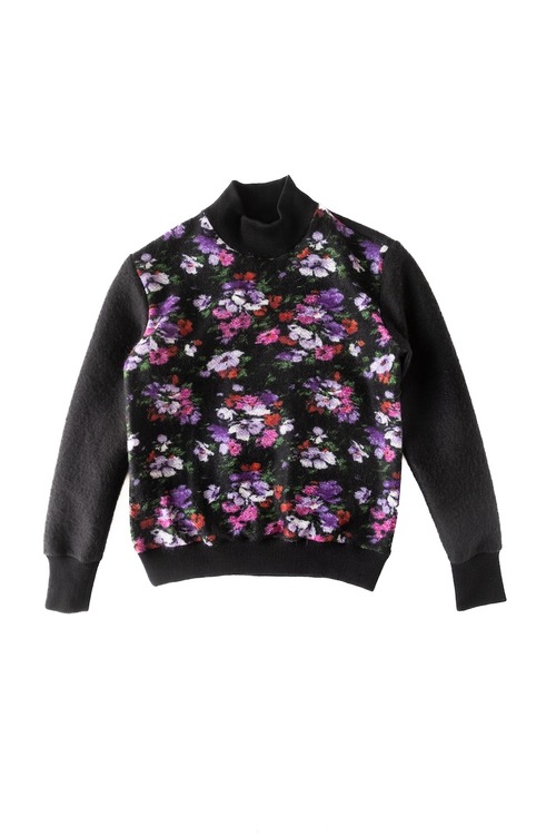 25AW Winter floral mohair knit