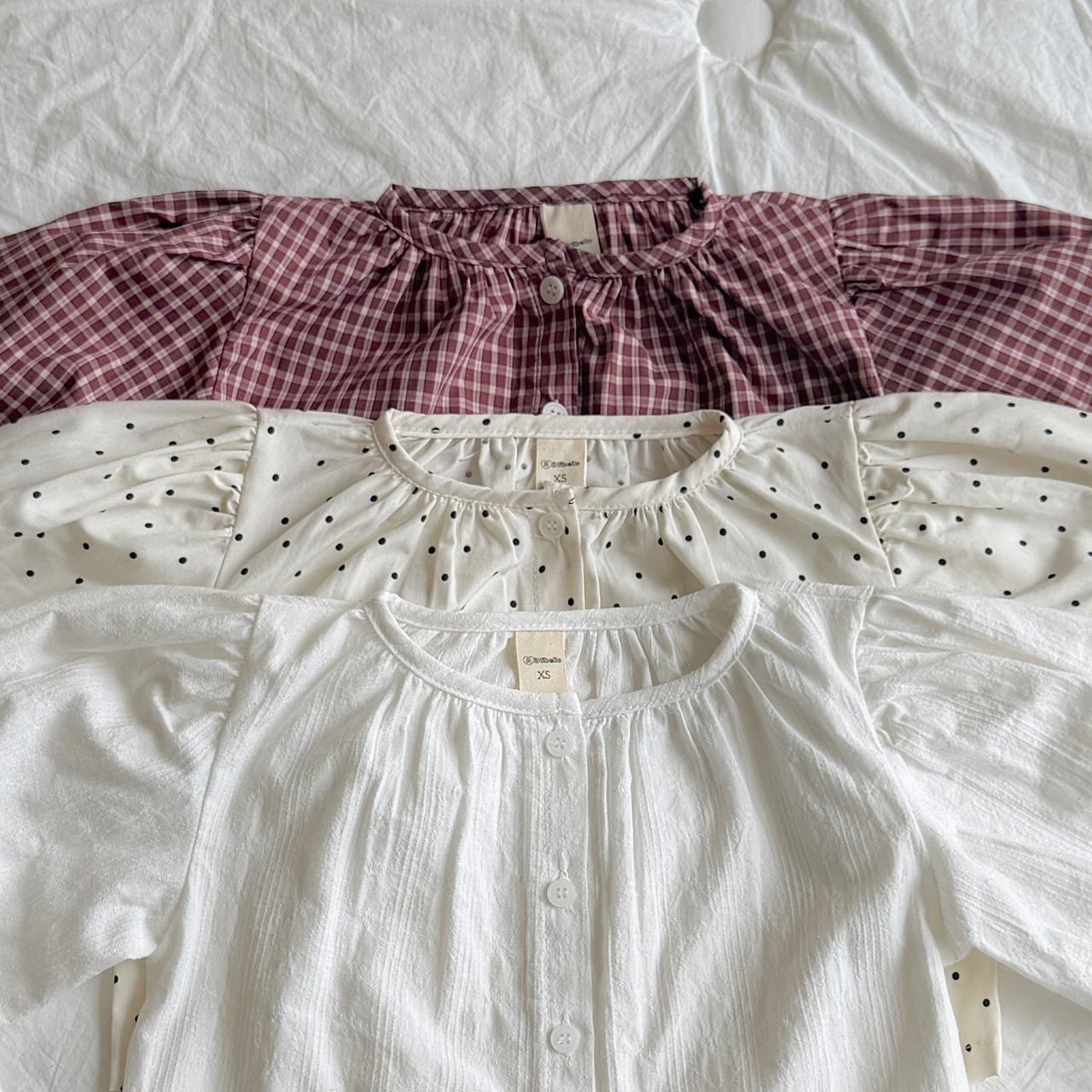韓国子供服 / ninibello / Hazel Puff Blouse  / ブラウス *XS~XXL*