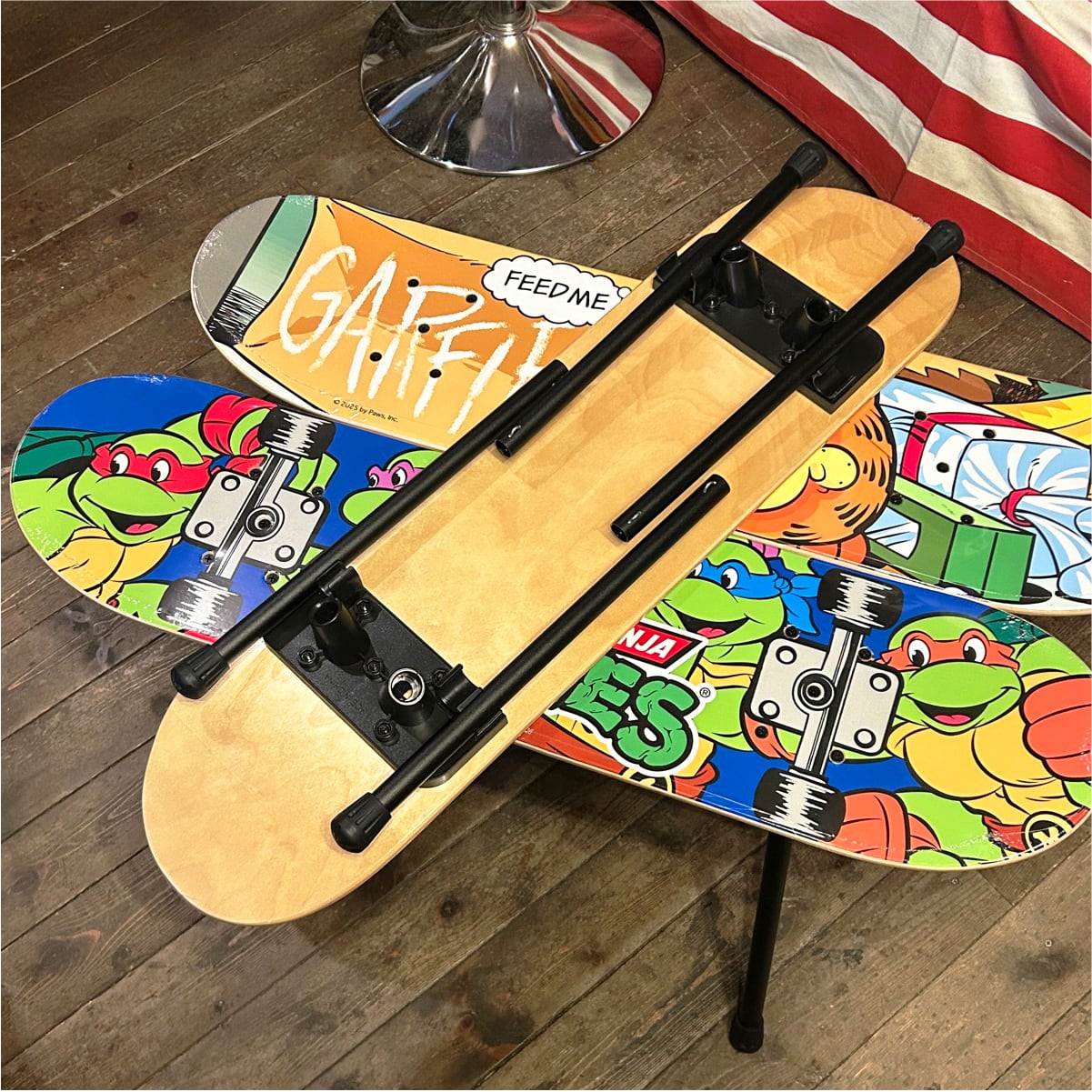 スケートボードデッキフォルディングチェアー | アメリカン雑貨