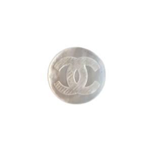 【VINTAGE CHANEL BUTTON】ココマーク 白蝶貝 ボタン 14mm C-24026