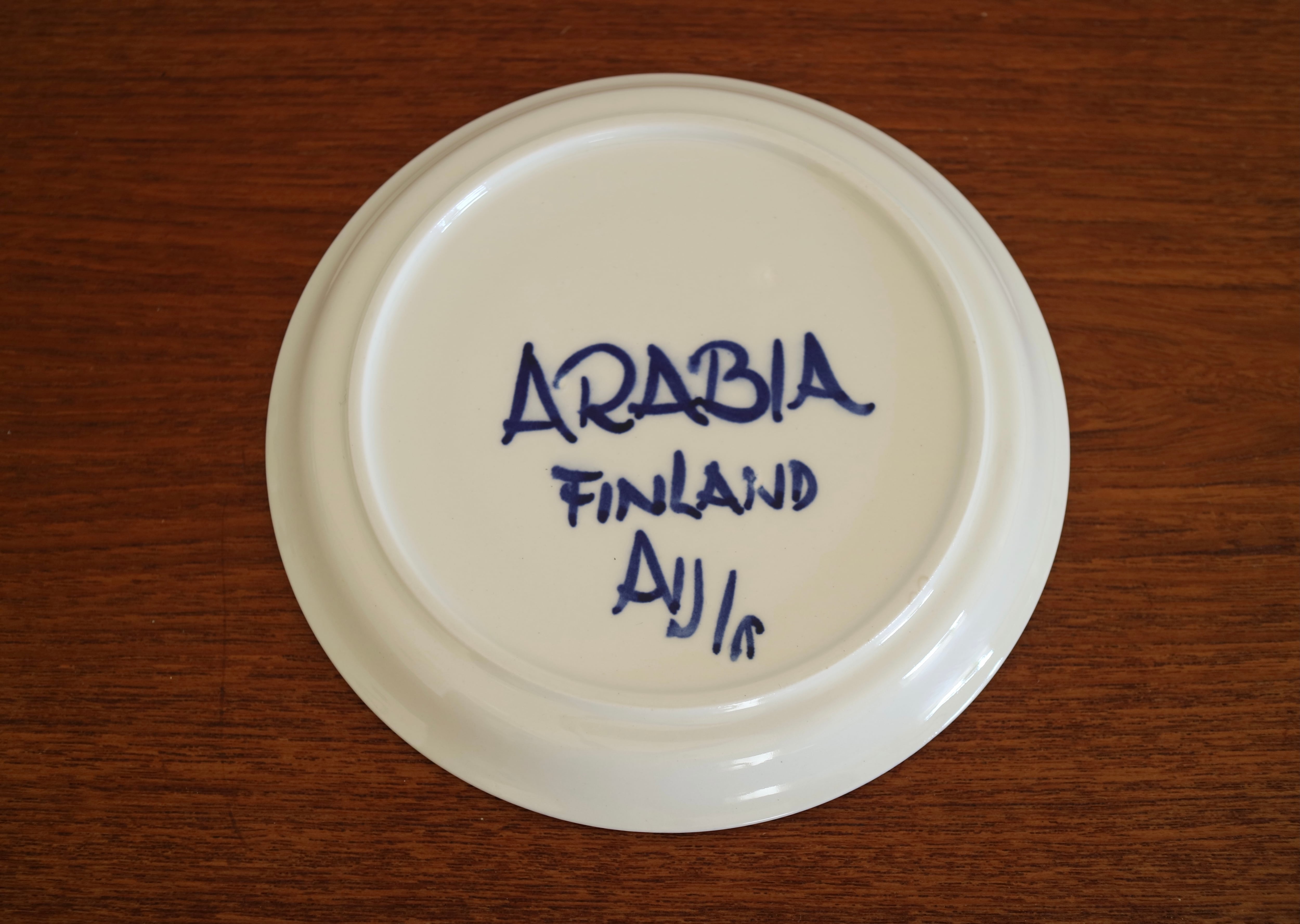 アラビア PAJU キャセロール パジュ 大きいサイズ ARABIA Paju (ブルー) ティーC&S (2) アラビア パユ カップ＆ソーサー