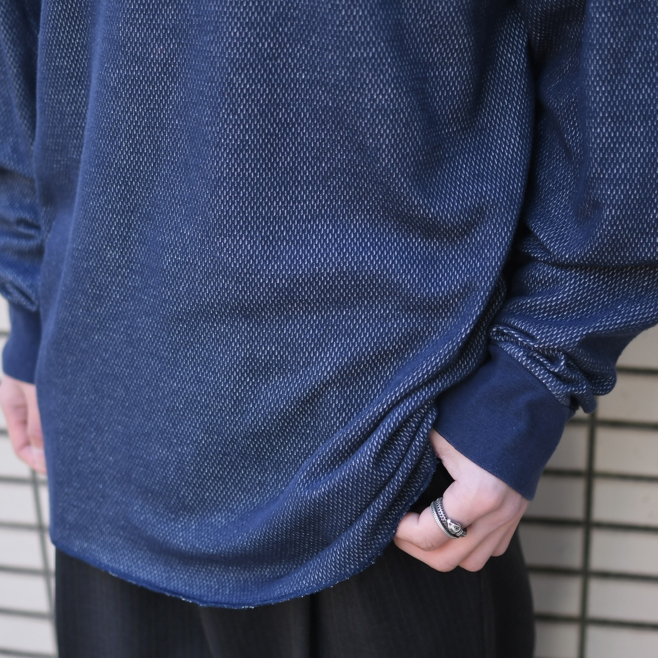 Hanes navy thermal
