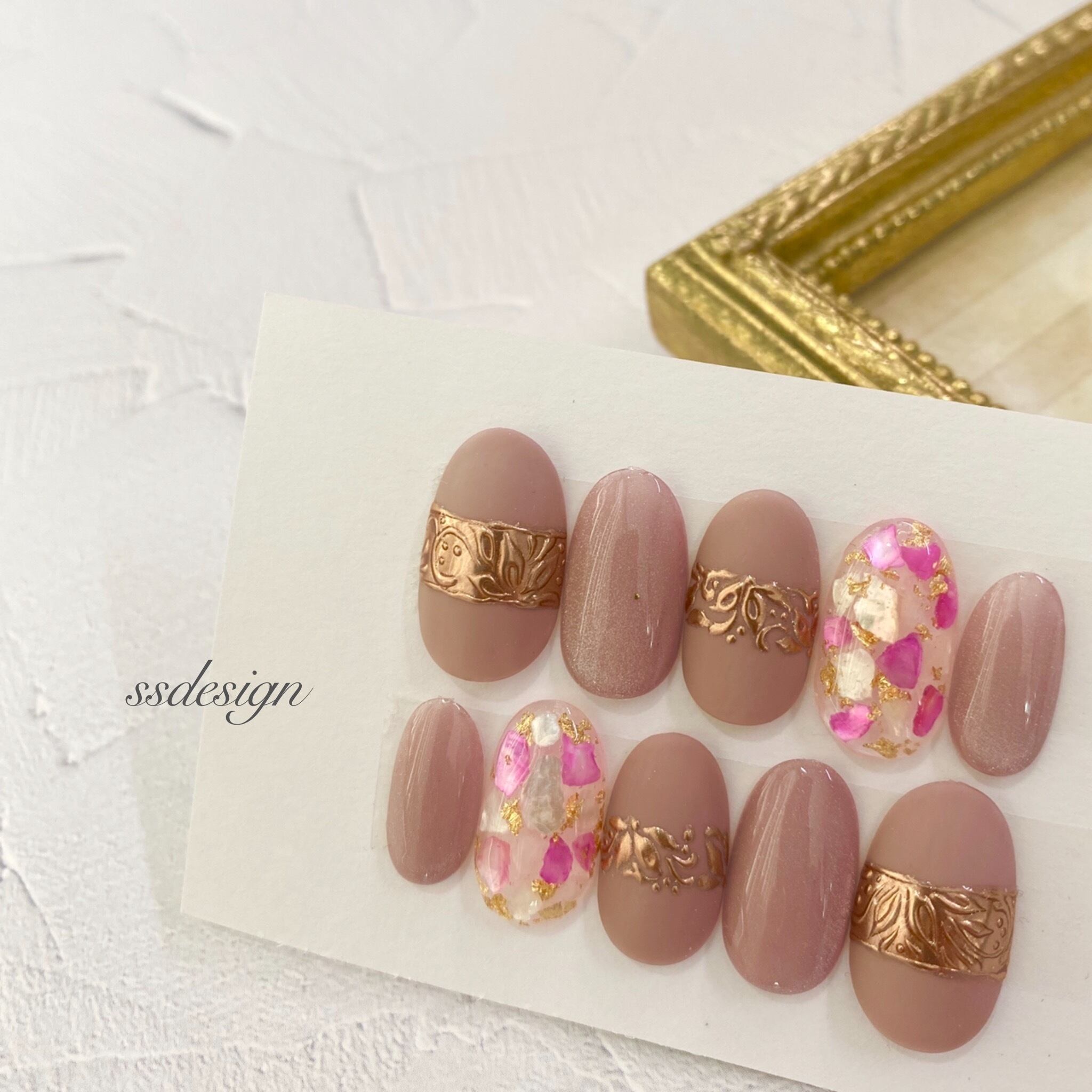 ハワイアンジュエリー ネイルチップ Ssdesign