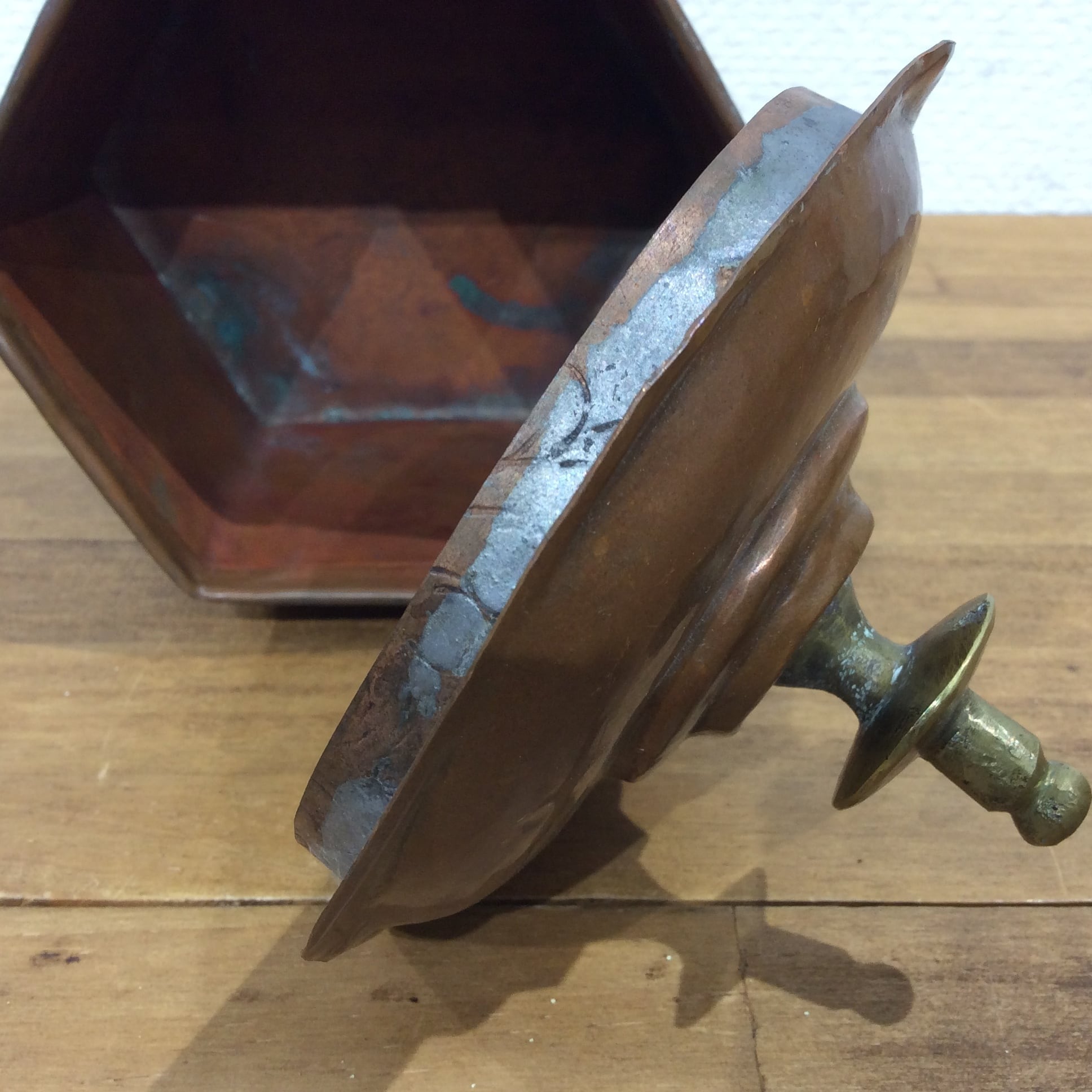 フランス ／1930年代銅製入れ物 24404 | ワンオアエイト