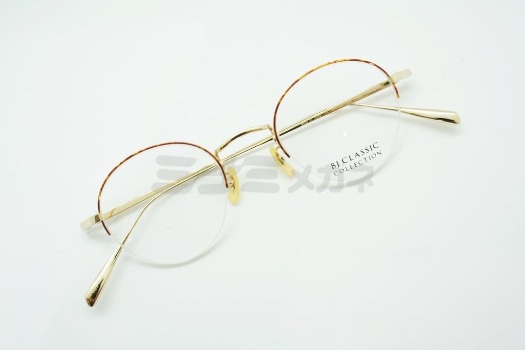 BJ CLASSIC メガネ PREM-114HS NT C-1-21F ハーフリム ボストン 半リム
