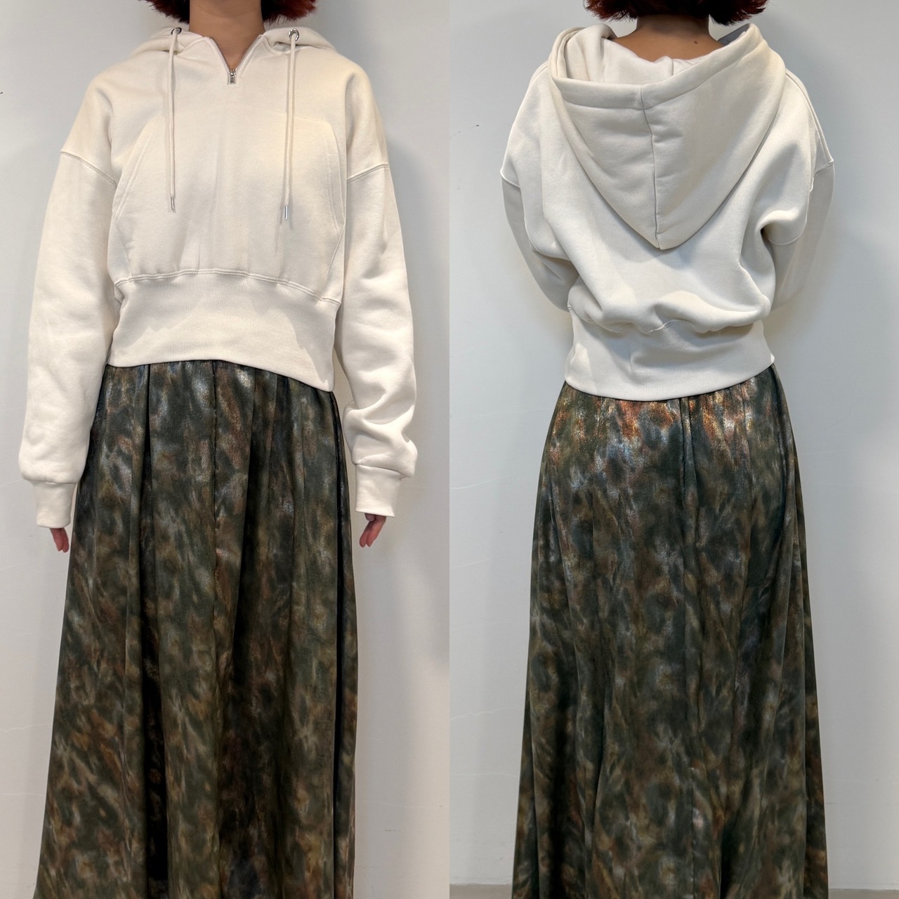 ミニzipショートPK/エクリュ