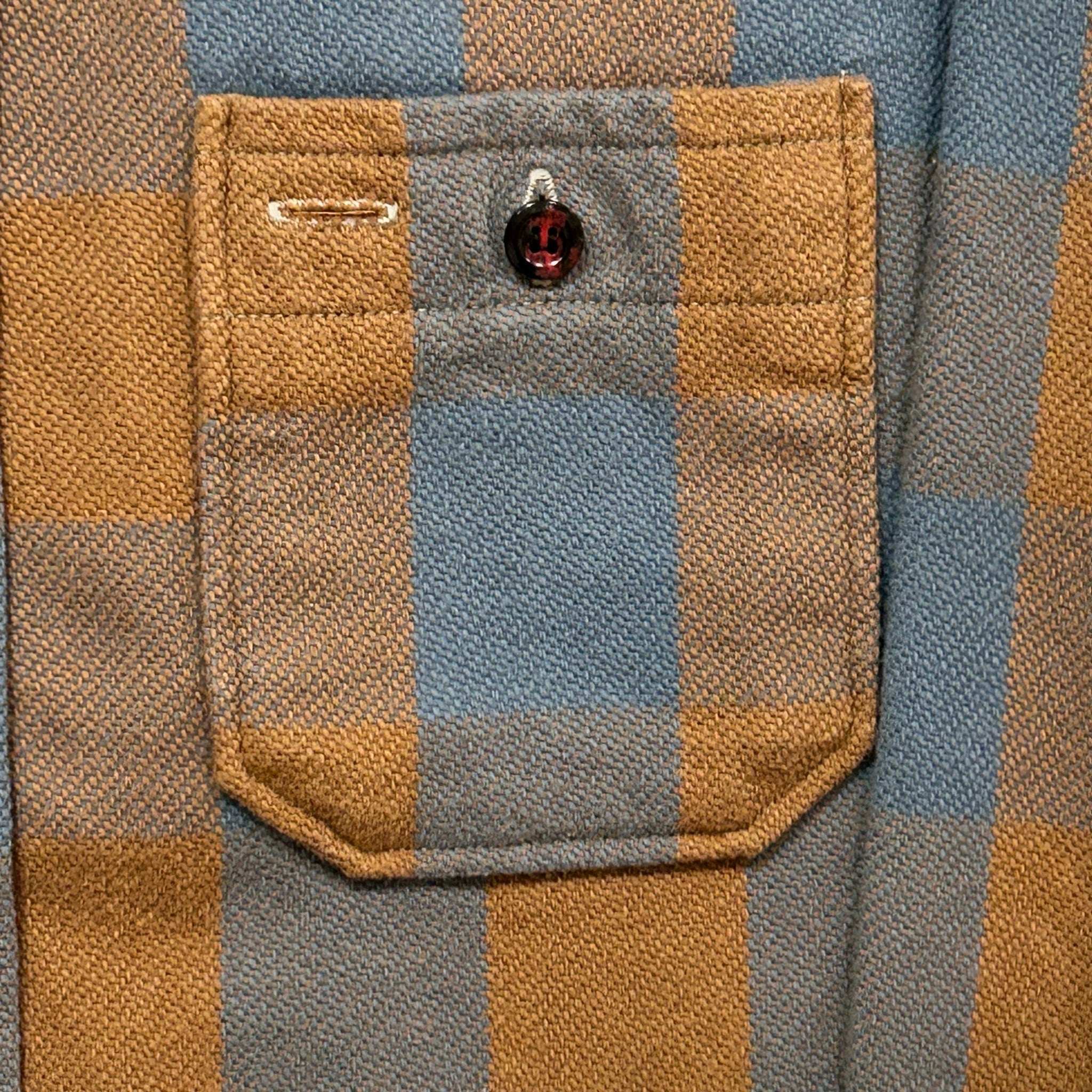 WAREHOUSE 3104 Flannel Shirts A柄 O/W SAX | union online shop