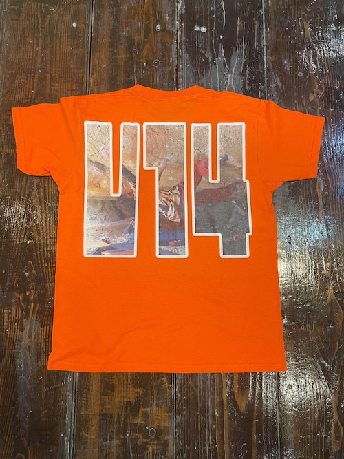 V14 tee オレンジ(キッズデザイン)