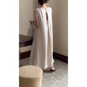 sleeveless vest dress《2color》
