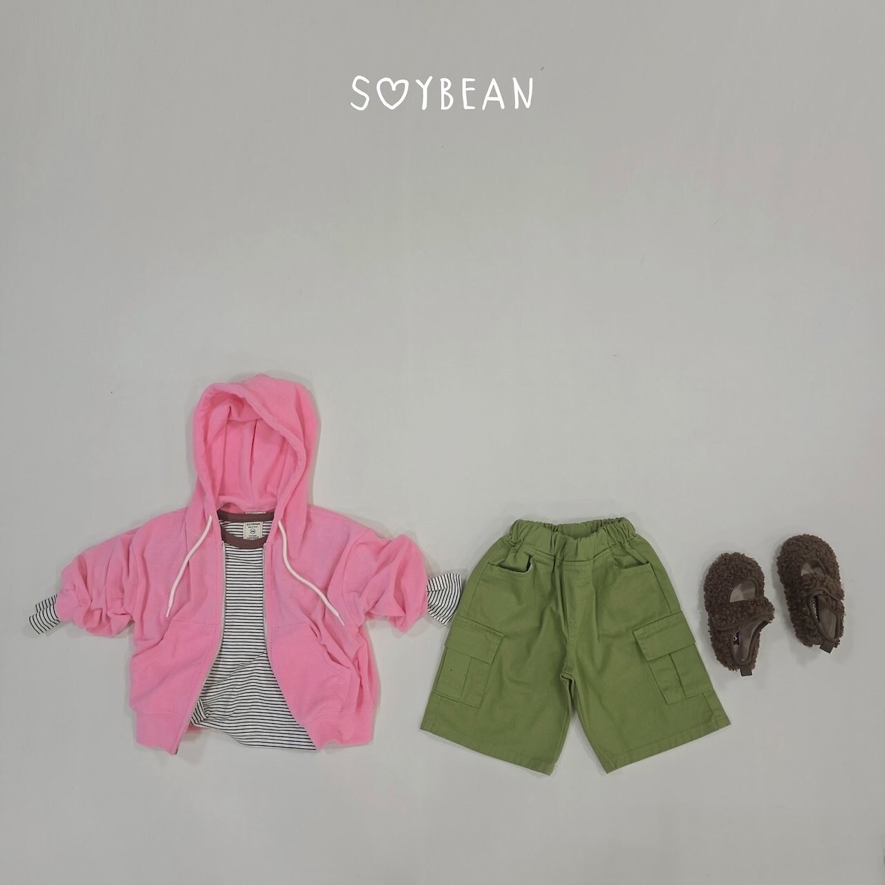 韓国子供服 / 26Autumn / soybean / キャプテン ストライプ Tシャツ / キッズ服 / ジュニア服 / 秋服 *XS~JL*