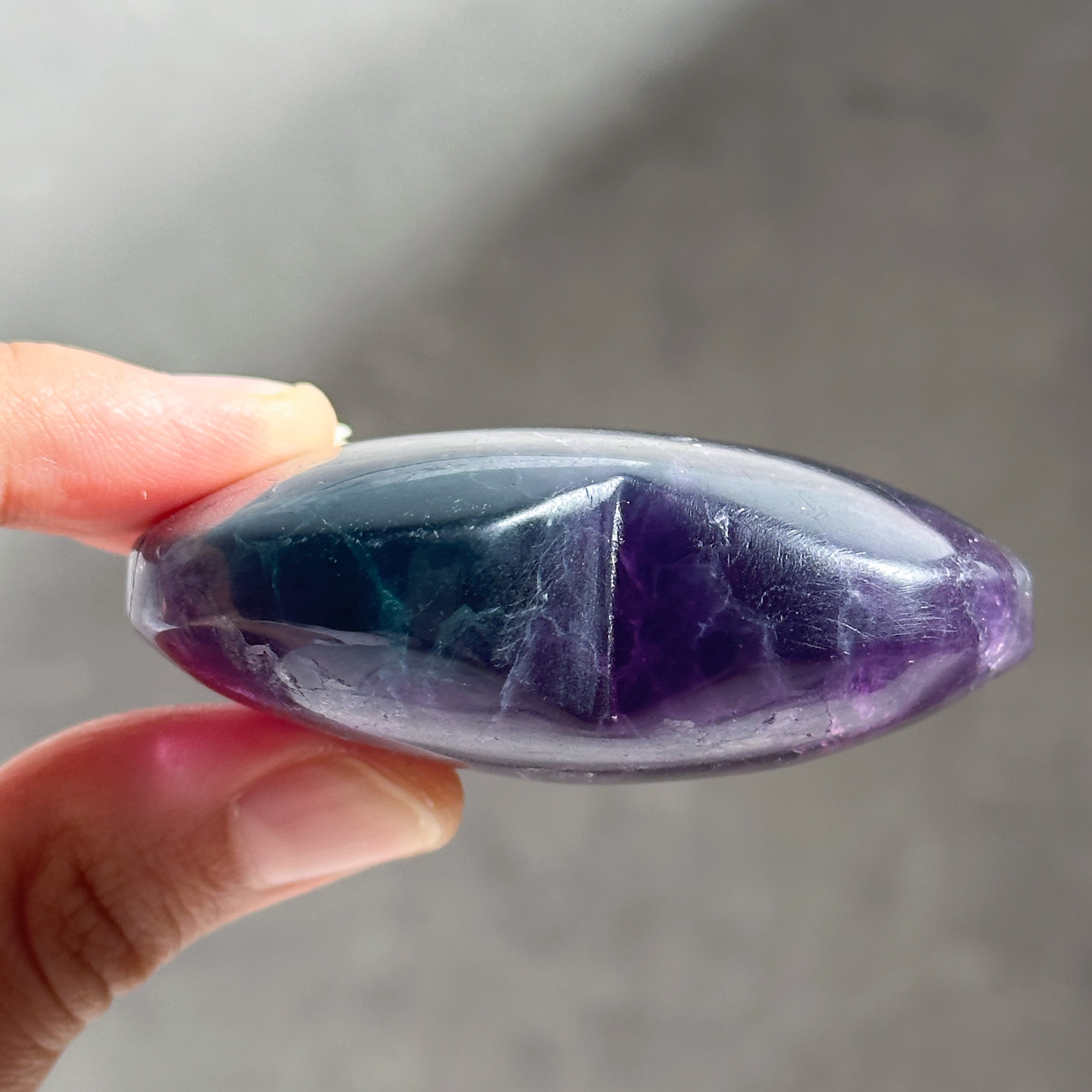 レインボーフローライト ハート34◇ Rainbow Fluorite ◇天然石・鉱物