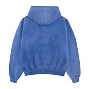 WOKE EDGE / FADED EMBROIDERY ZIP UP HOODIE