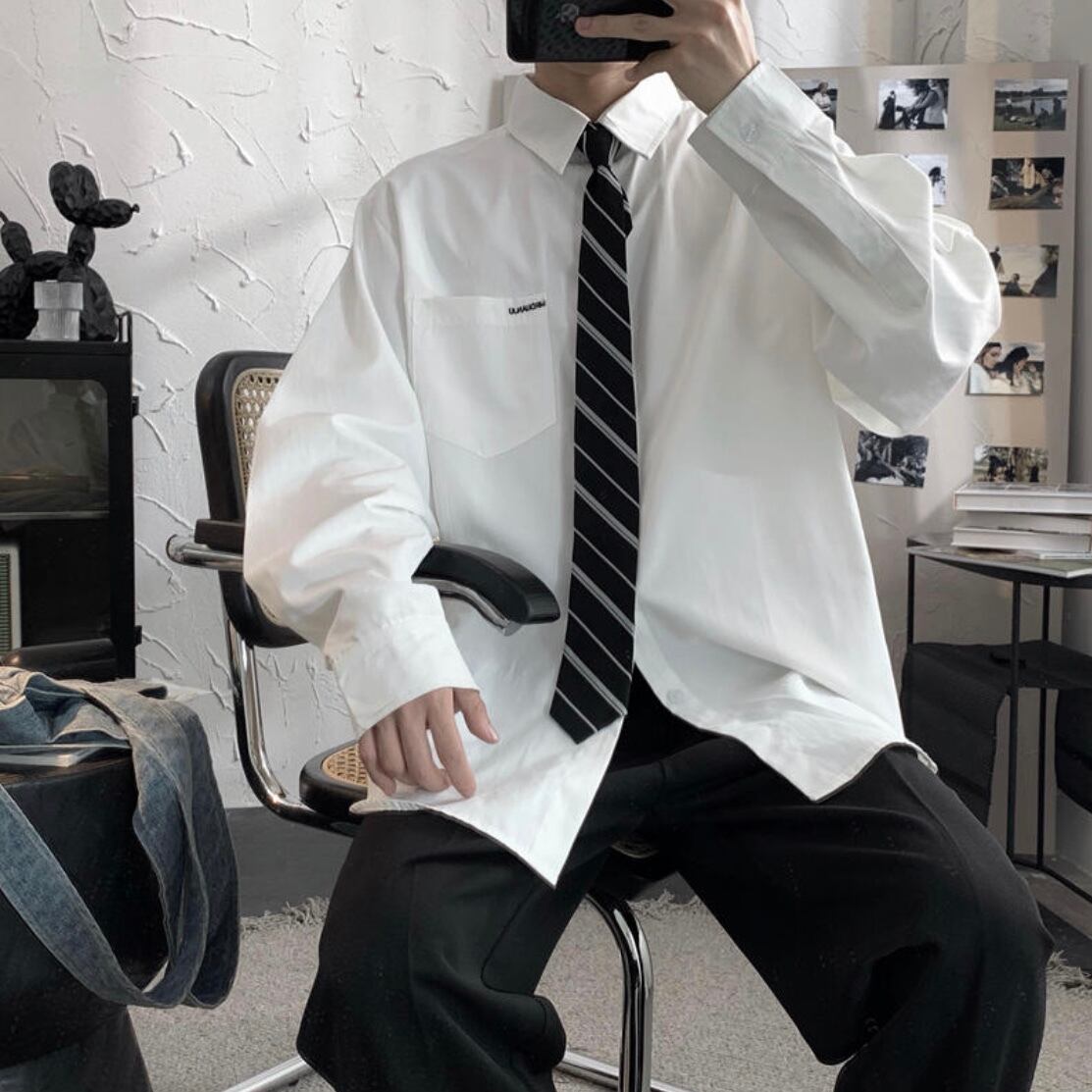 ストライプネクタイシャツ Se0033 韓国メンズファッション通販サイト 3seconds