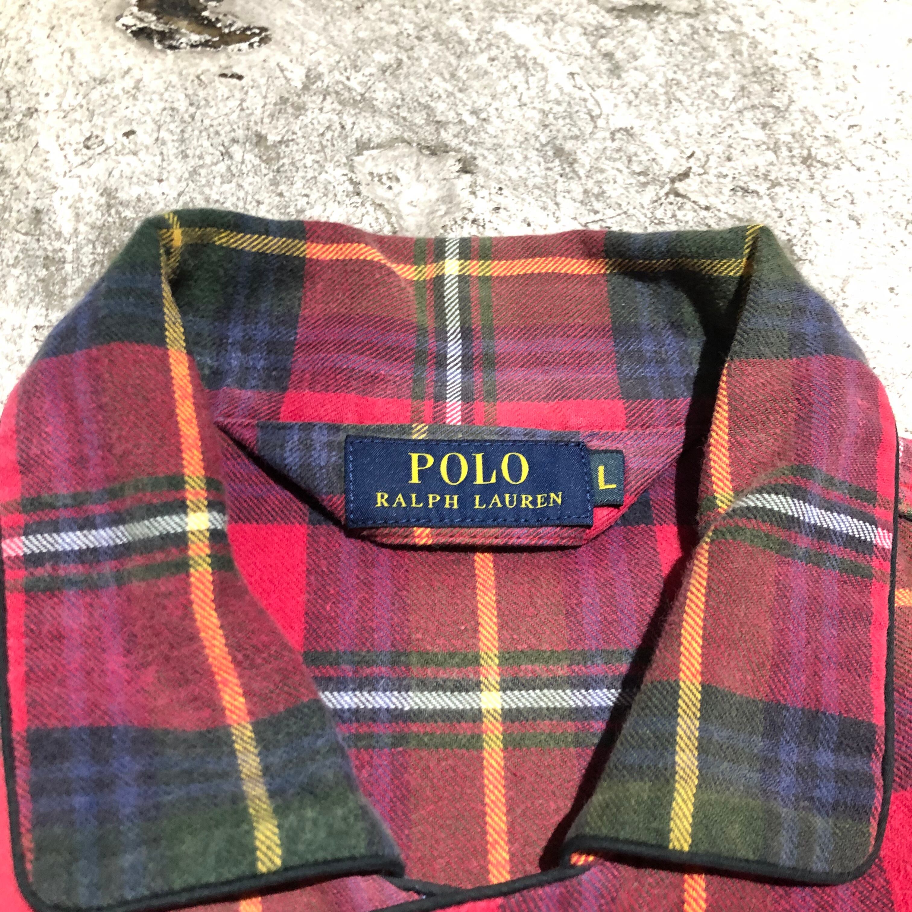 Polo by Ralph Lauren ラルフローレン タータンチェック パジャマL/S 