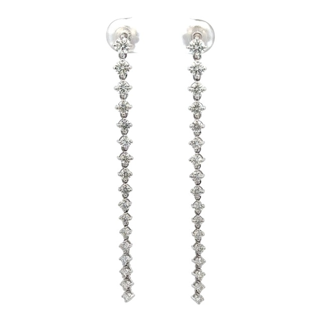 K18WG 2.41ctﾀﾞｲﾔ ﾋﾟｱｽHC