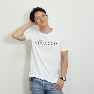 レギュラーフィットTシャツ『COBACCO』ホワイト　