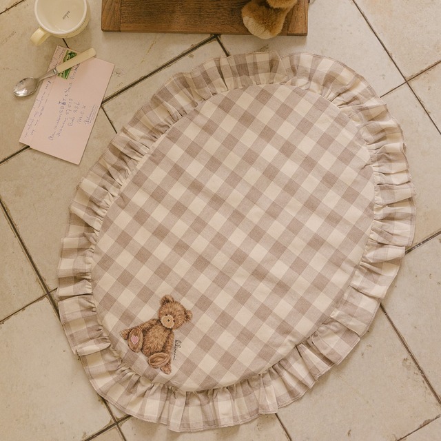 【予約】[kiki&nini] Teddy Grove Walking Mat (beige)