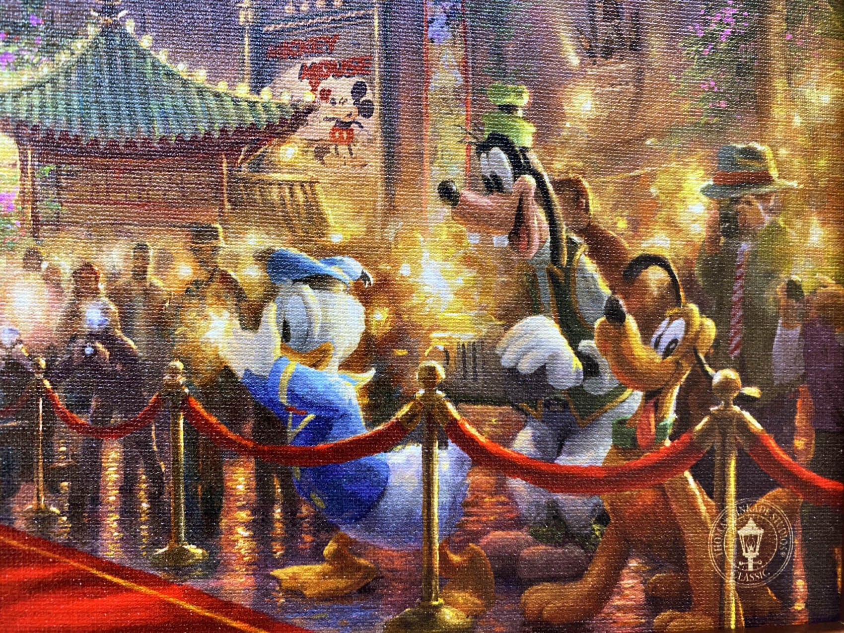 ディズニー絵画 ミッキー&ミニー/イン ハリウッド 作品証明書 ディズニー絵画 ミッキー&ミニー/イン ハリウッド 作品証明書