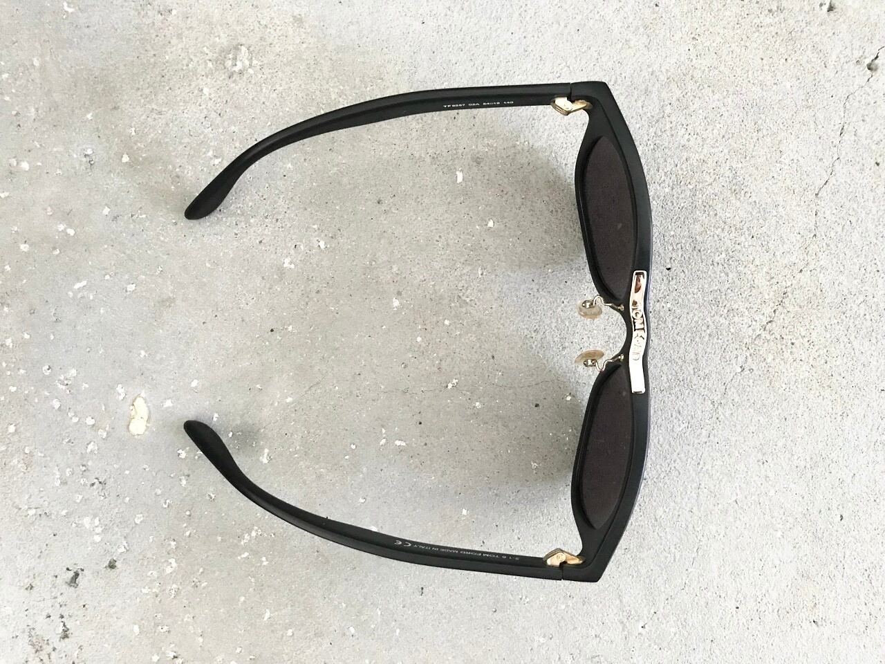 美品 Tom Ford サングラス TF9257 ブラック ウェリントン　度入り TF9257 TOMFORD トムフォード サングラス正規取扱い店舗｜ 東京・中