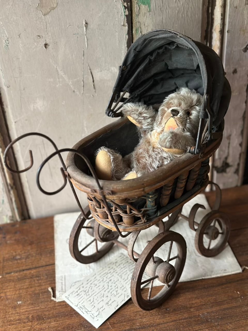19世紀末 ドール用ベビーカー 乳母車 | Brocante de La Cocotte