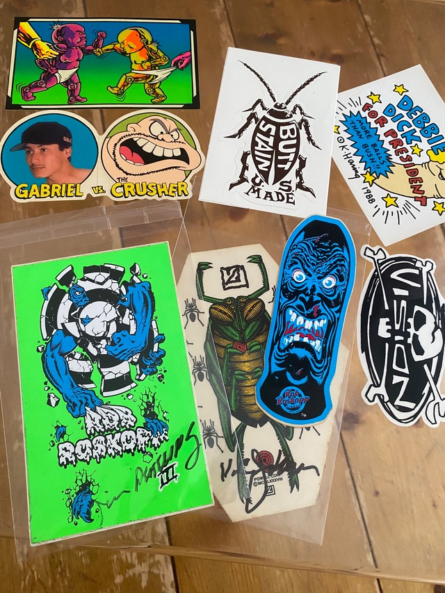 80s!!90s!!オリジナル!当時物!レアOLDSKATEステッカーセット!本人 