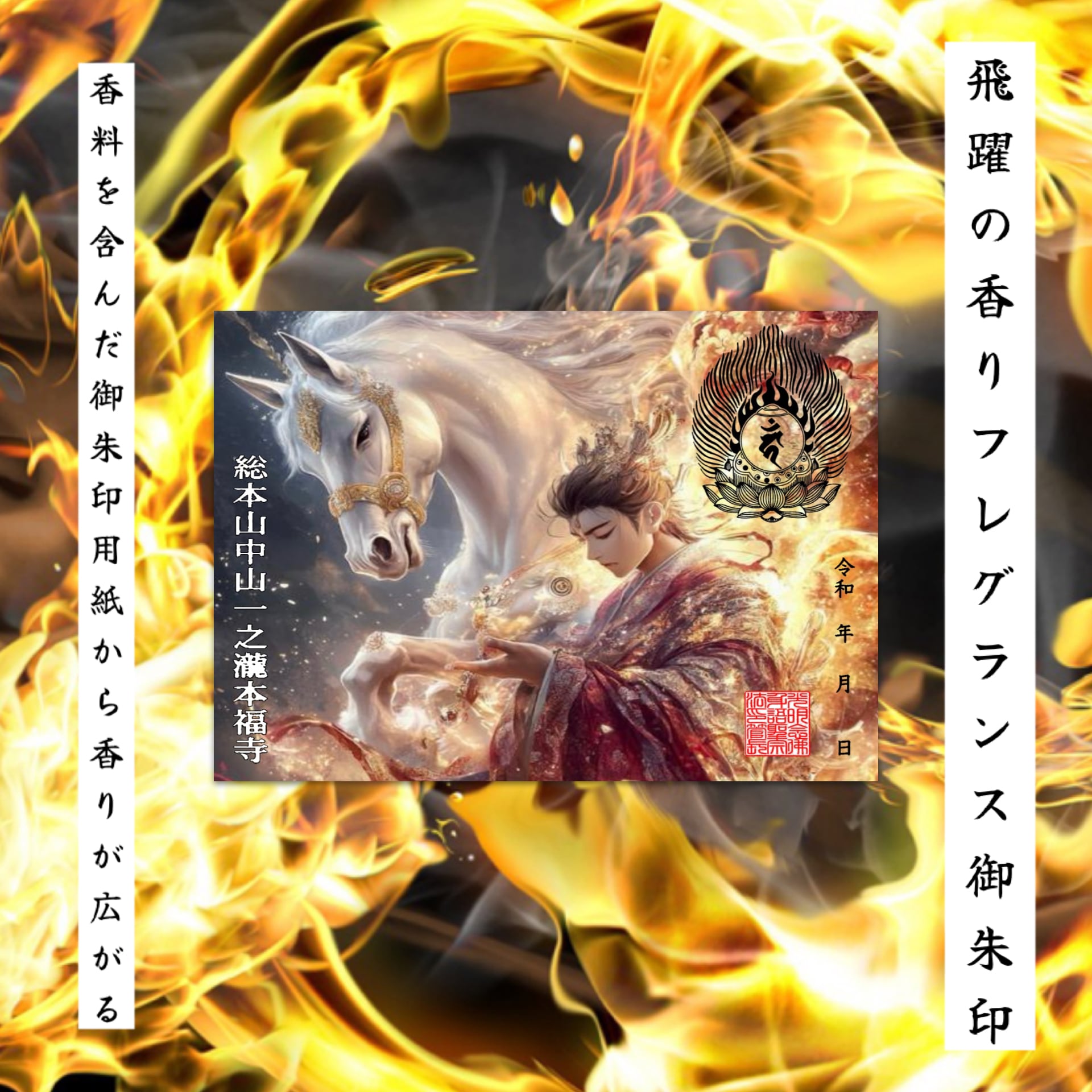 初詣限定 丙午/午年 金の御朱印2026年《特別限定2体セット》《最上級手