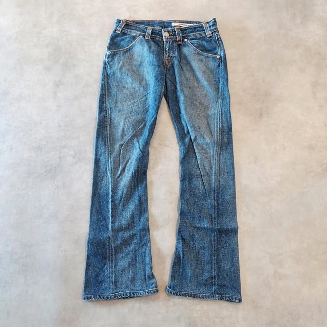 リーバイス エンジニアード ジーンズ W28 00s 青 古着 立体 18671