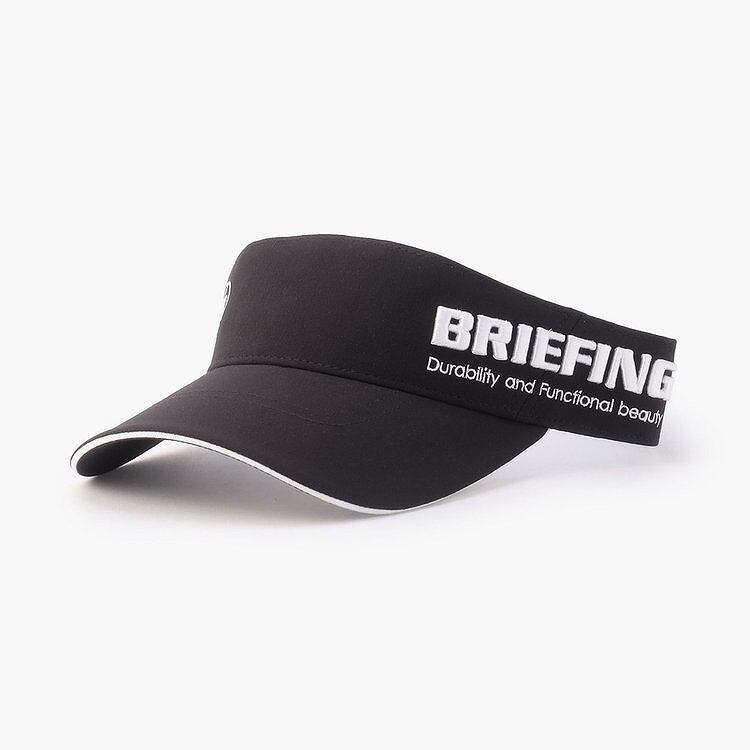 BRIEFING GOLF / MENS ROUND LOGO VISOR