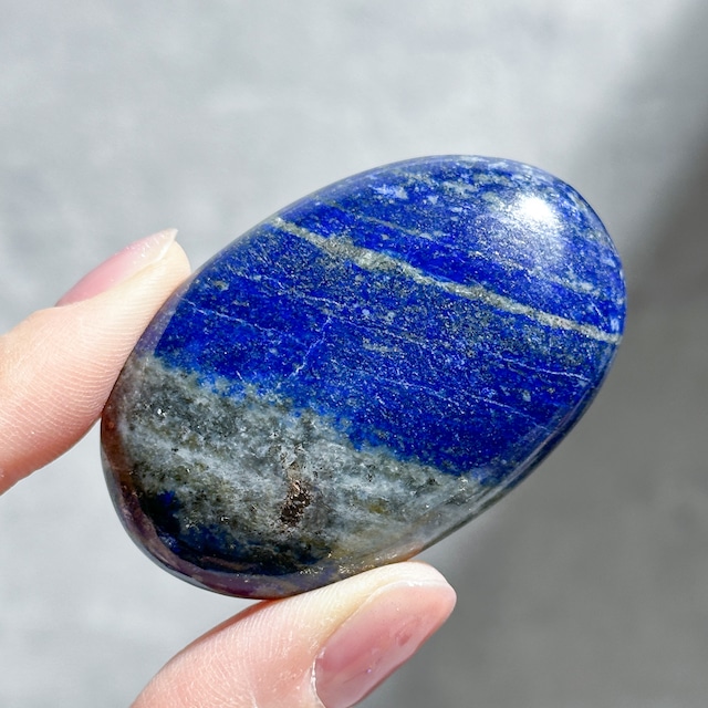 ラピスラズリ パームストーン32◇Lapis Lazuli◇天然石・鉱物・パワーストーン