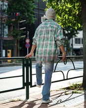 【#Re:room】VINTAGE CRUSH CHECK BIG SHIRTS［RES122］