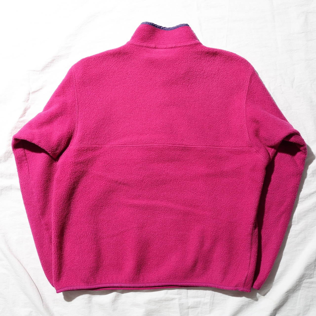 美品 L 91年 ピンク Synchilla Snap-T Patagonia シンチラ スナップT パタゴニア