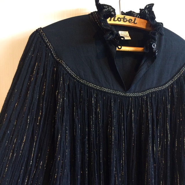 70s cotton gauze dress