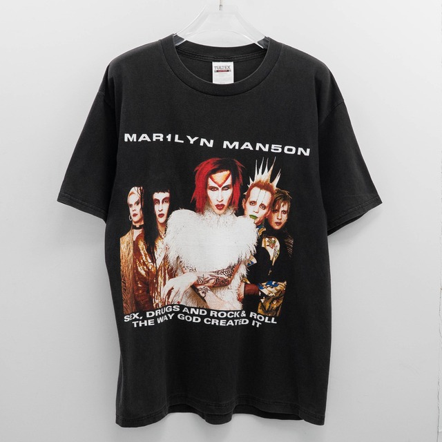 Marilyn Manson " Rock Is Dead Tour 1999 " Tultex L 【A8-470】