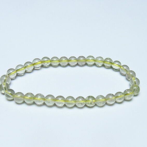 リビアングラス ブレスレット 6mm 一点物 おまかせ便 199-829