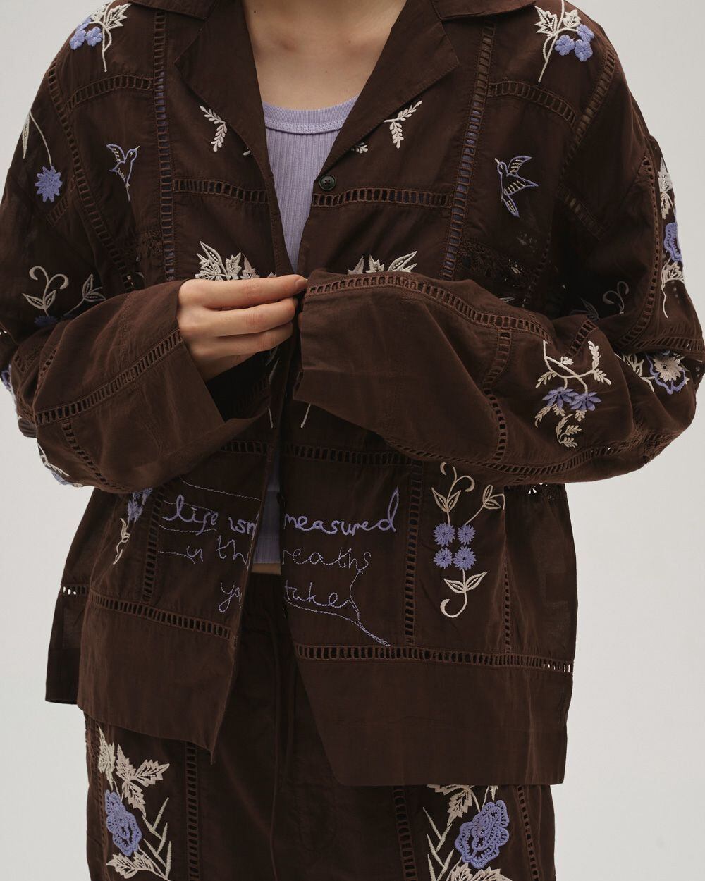 todayful トゥデイフル Embroidery Patchwork Shirts【12610428